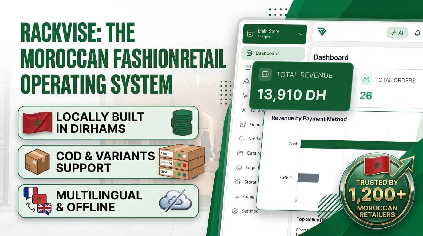 The Smart POS & Inventory System Built for Moroccan Fashion Retail — And Why It Beats Every Alternative